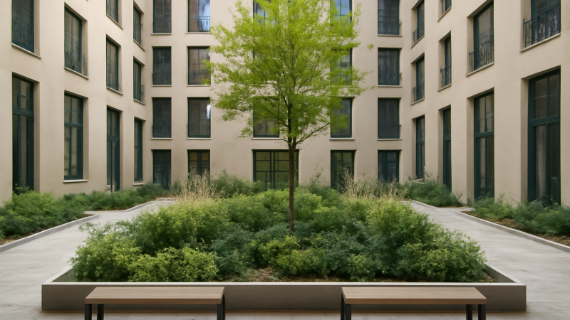 Pourquoi intégrer un patio central dans un plan de maison ?