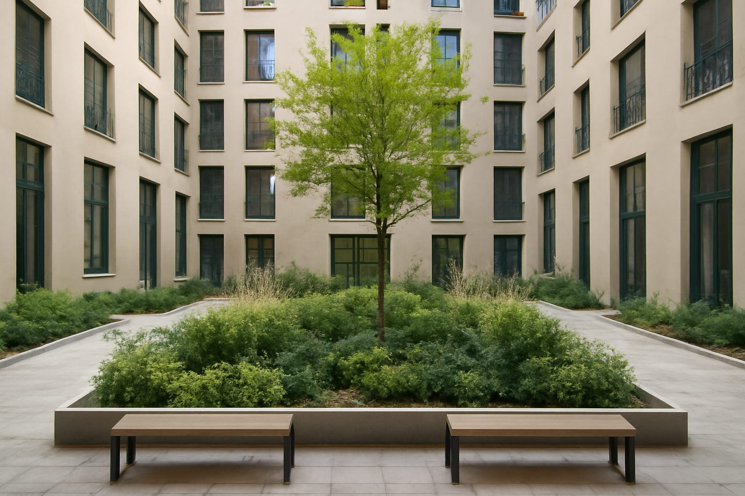 Pourquoi intégrer un patio central dans un plan de maison ?