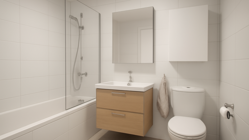 Comment optimiser la salle de bains dans un plan de maison ?