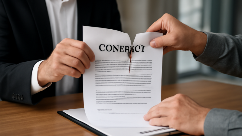 Dans quels cas peut-on rompre un contrat de construction ?